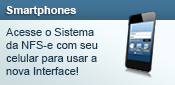 Acesse o sistema da NFS-e com seu SmartPhone e conheça a nova interface.